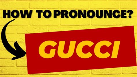 how to pronounce gucci